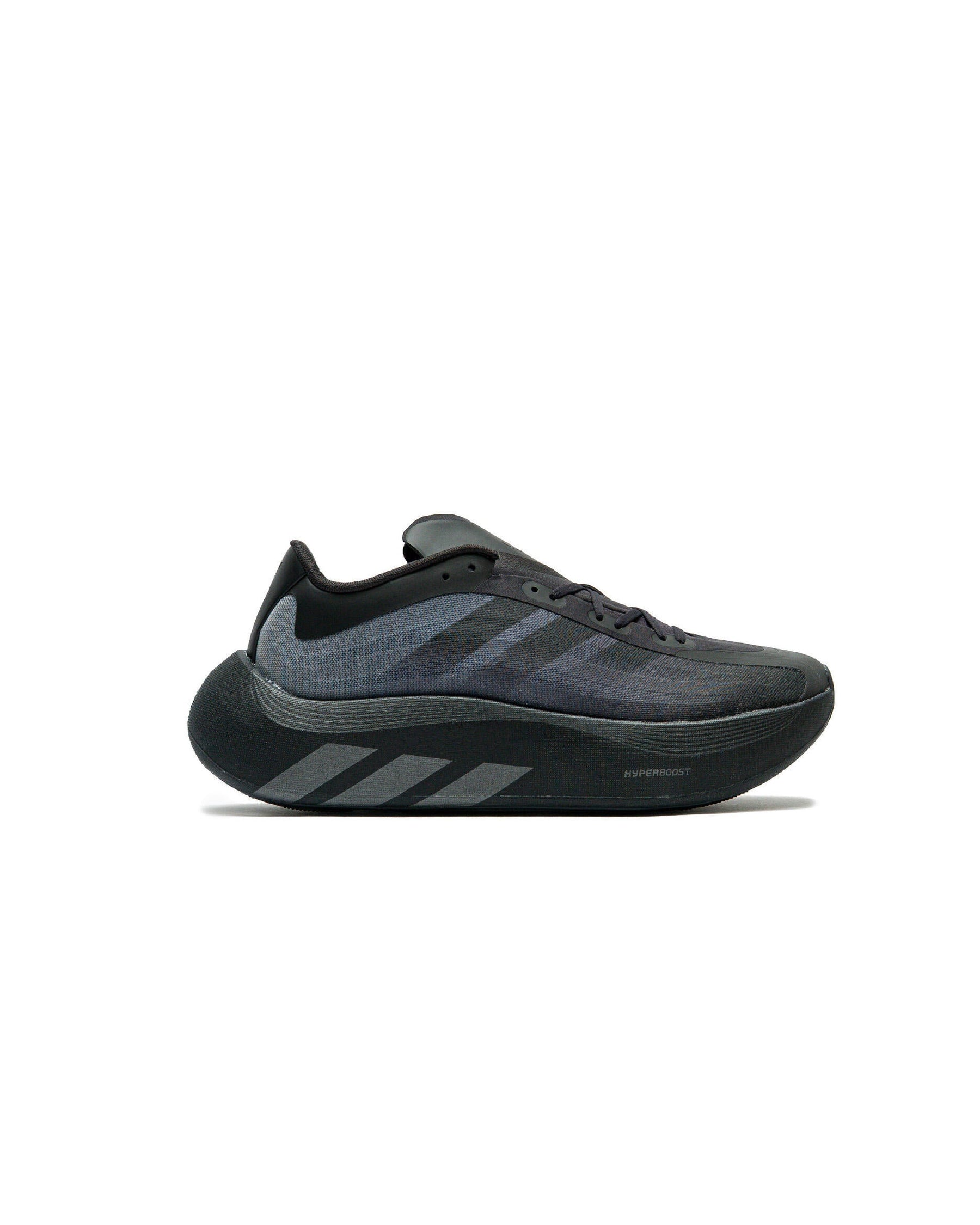 HyperBoost black and gray low-top sneaker - product view 1