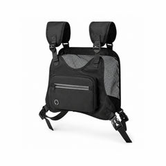 Reflective Running Chest Pack — pure white main image