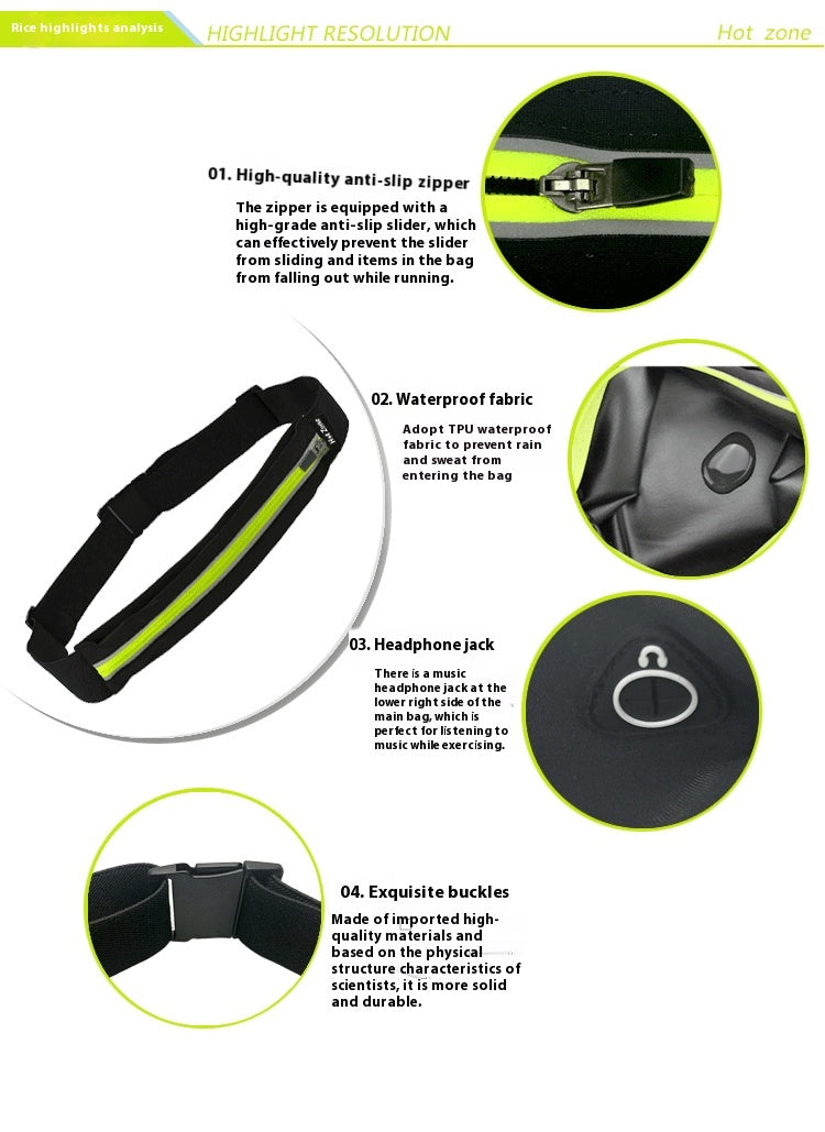 NightRun Waterproof Waist Pack product view 3