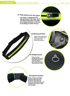 NightRun Waterproof Waist Pack product view 3